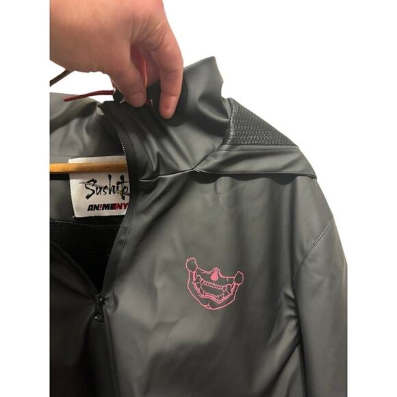 Sushito Clothing jacket coat ANIMENYC X Anime 2023 waterproof windbreaker L NWOT - Picture 4 of 11